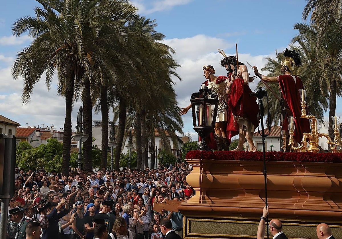 El paso del Señor de los Afligidos, el Sábado de Pasión de 2023