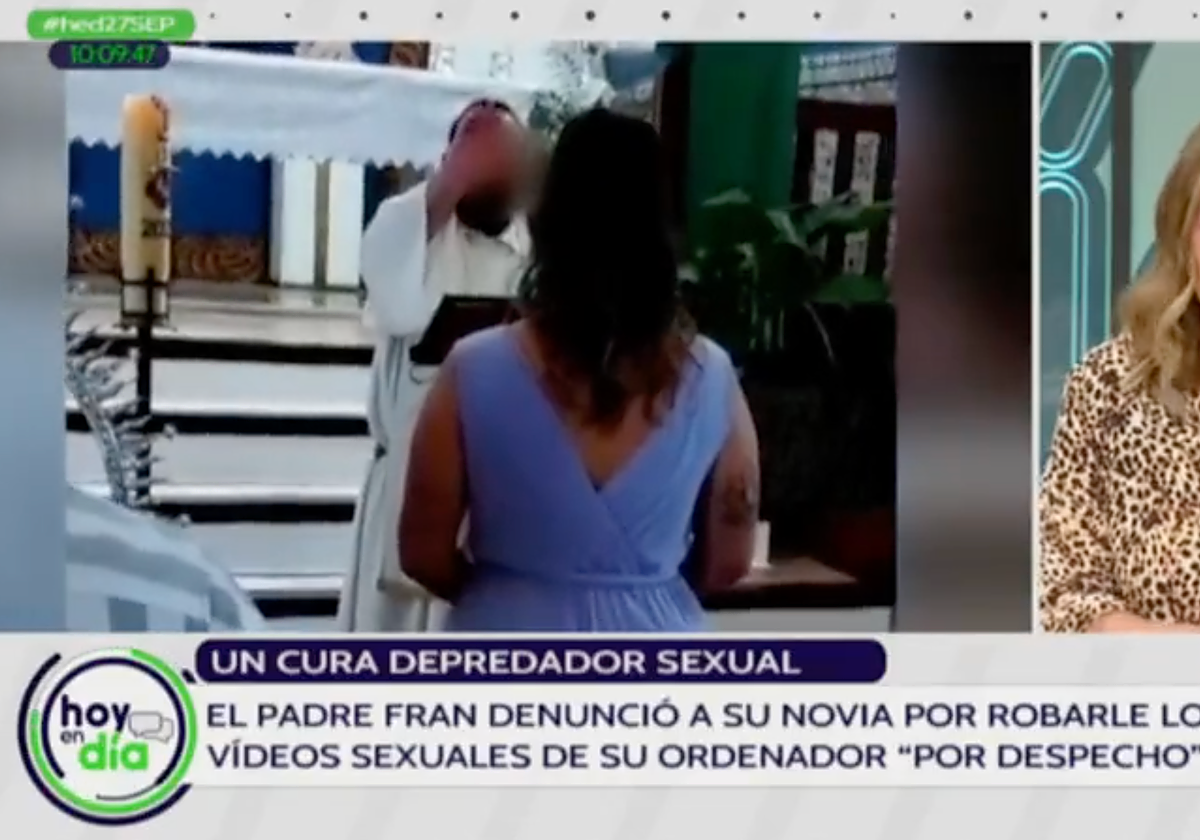 Captura del momento del programa en el que ha entrado en directo