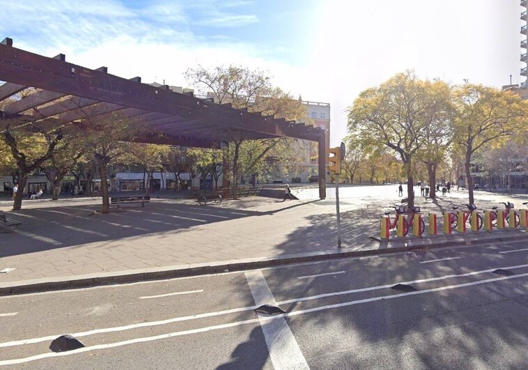 Plaza Virrei Amat de Barcelona