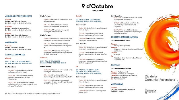 El Gobierno de Mazón plantea un 9 d&#039;Octubre en el que «cada uno sienta su valencianía como quiera»