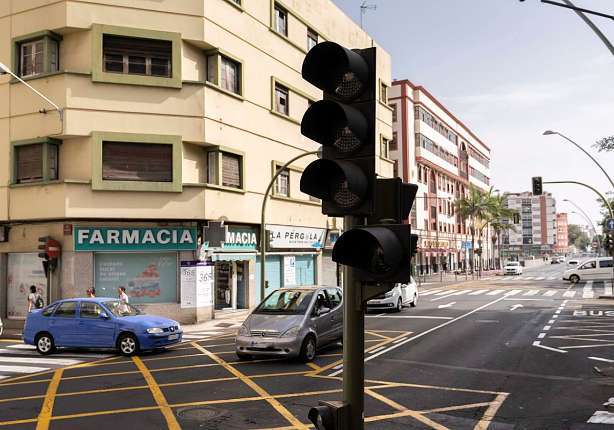 Apagón en Tenerife en foto de archivo