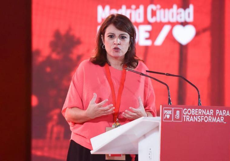 La exportavoz del Grupo parlamentario socialista y diputada del PSOE, Adriana Lastra