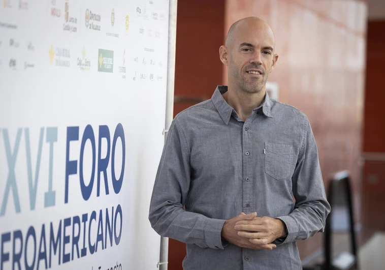 Juan de Antonio, CEO y fundador de Cabify, este viernes en el Foro Iberoamericano 'Emprendimiento y Finanzas de Impacto' en Valladolid