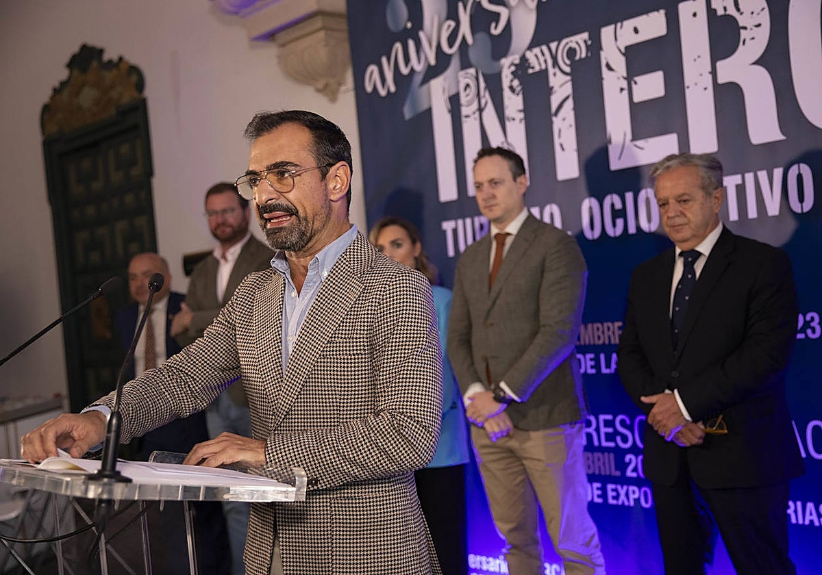 Un momento de la inauguración de Intercaza