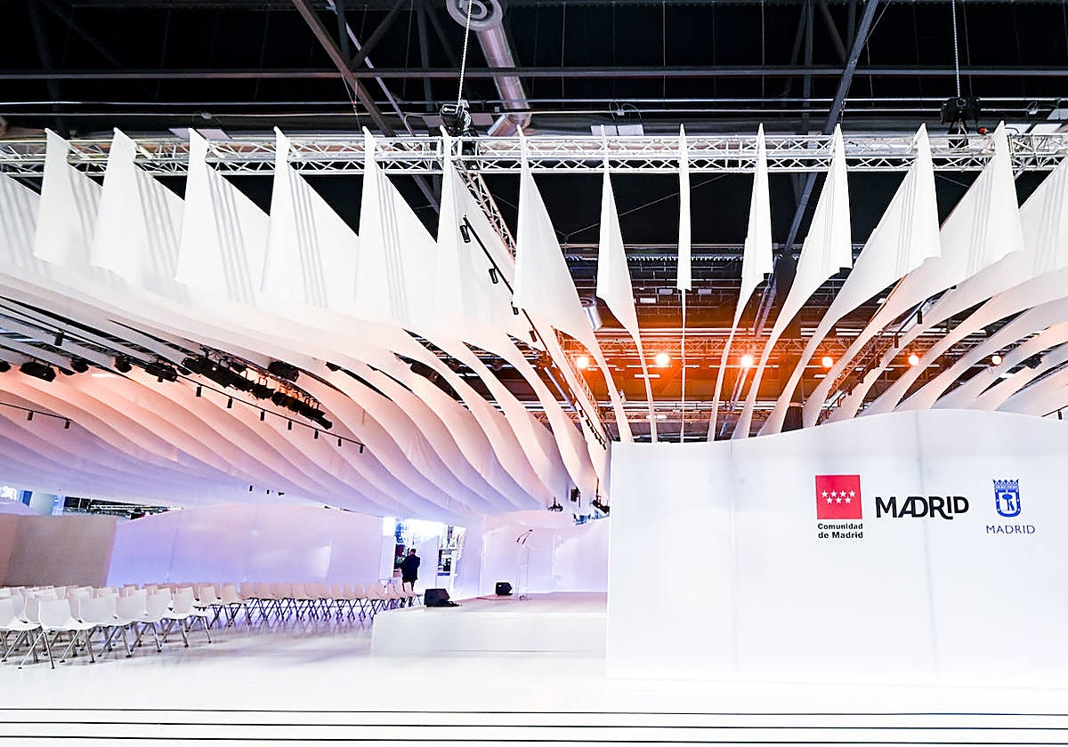 Uno de los pabellones de Ifema en la feria turística por excelencia, Fitur 2023