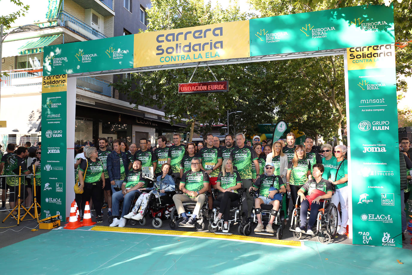 Las imágenes de la carrera contra la ELA en Toledo