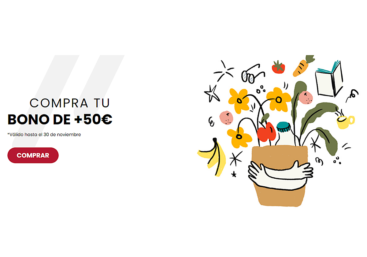 Imagen de la campaña del Bono Comercio Valencia 2023