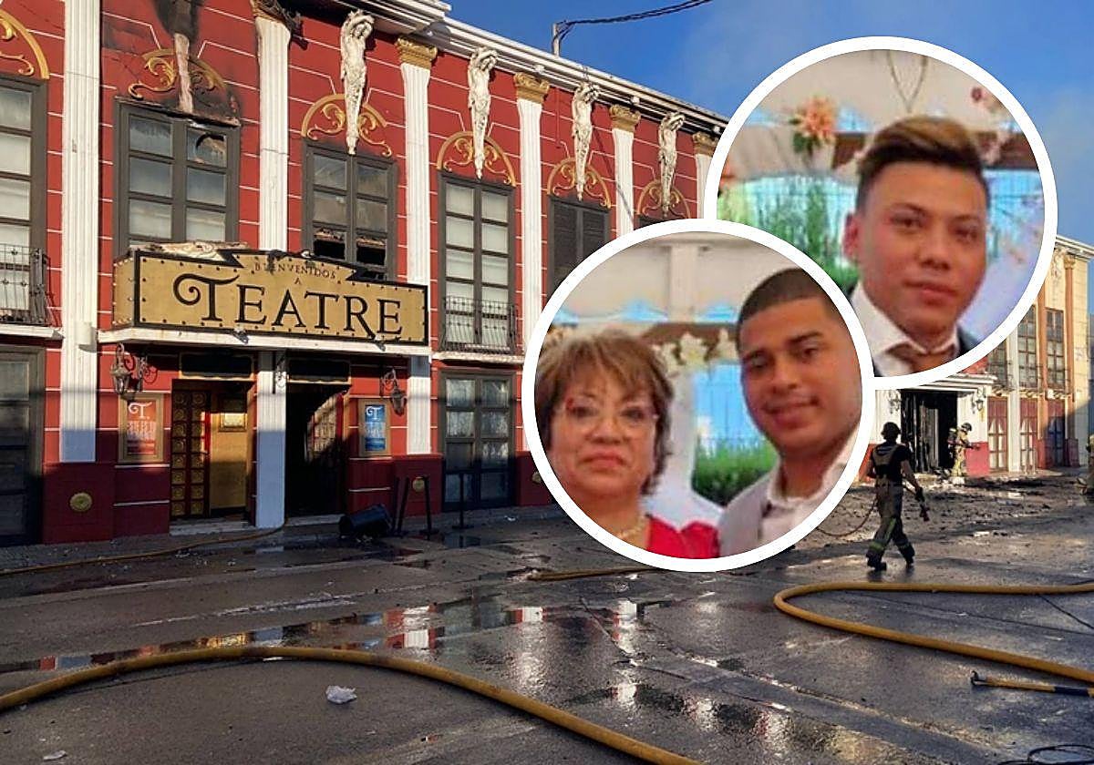 Éric, su madre y su hermano