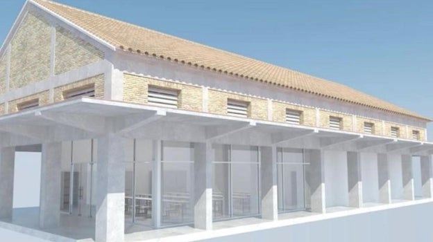 Infografía del aspecto que tendrá el mercado del Alcázar al terminar su remodelación