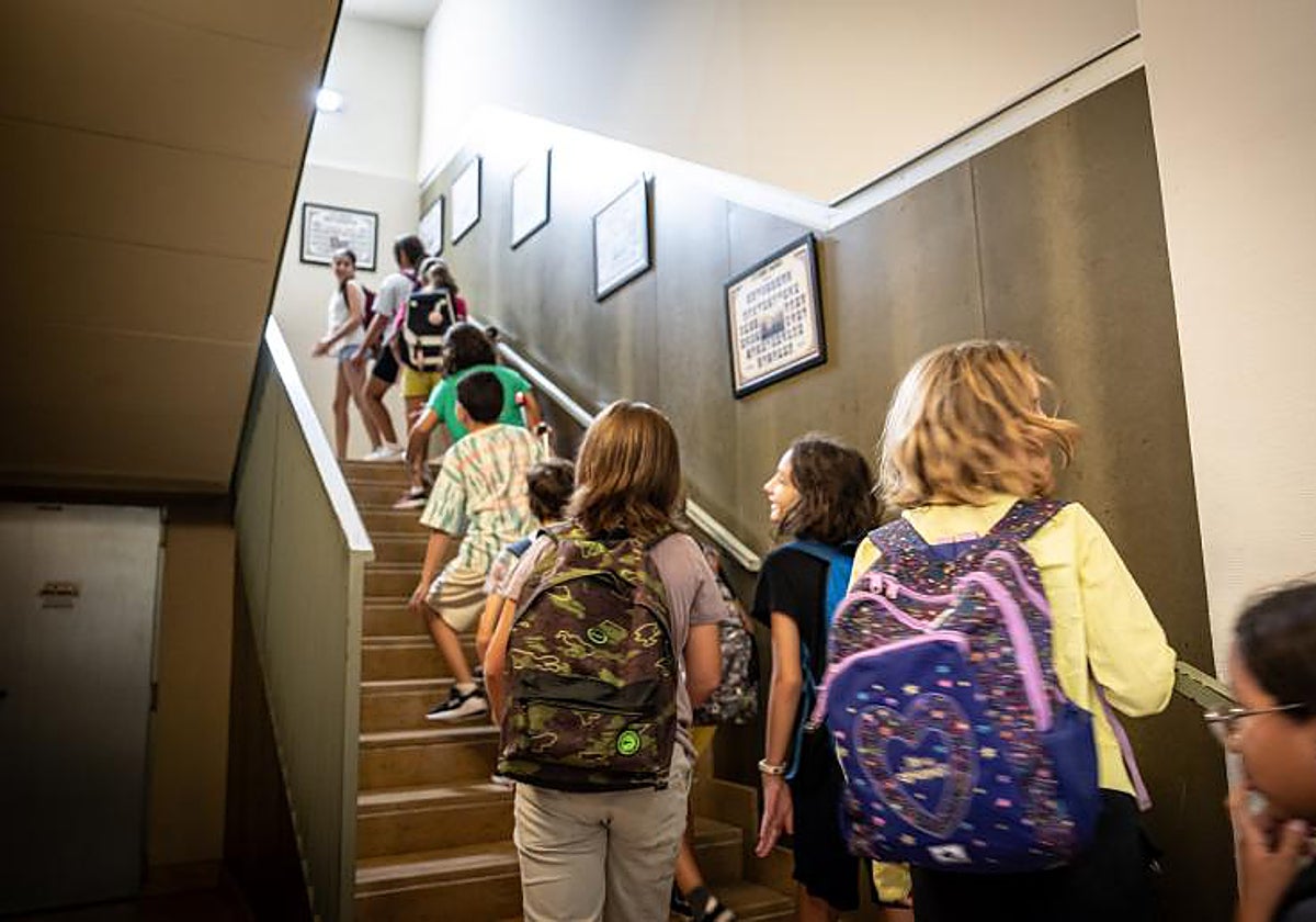 Imagen de archivo tomada en un colegio de Valencia