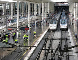 Una avería provoca retrasos en todos los trenes AVE con salida o llegada a la estación de Atocha