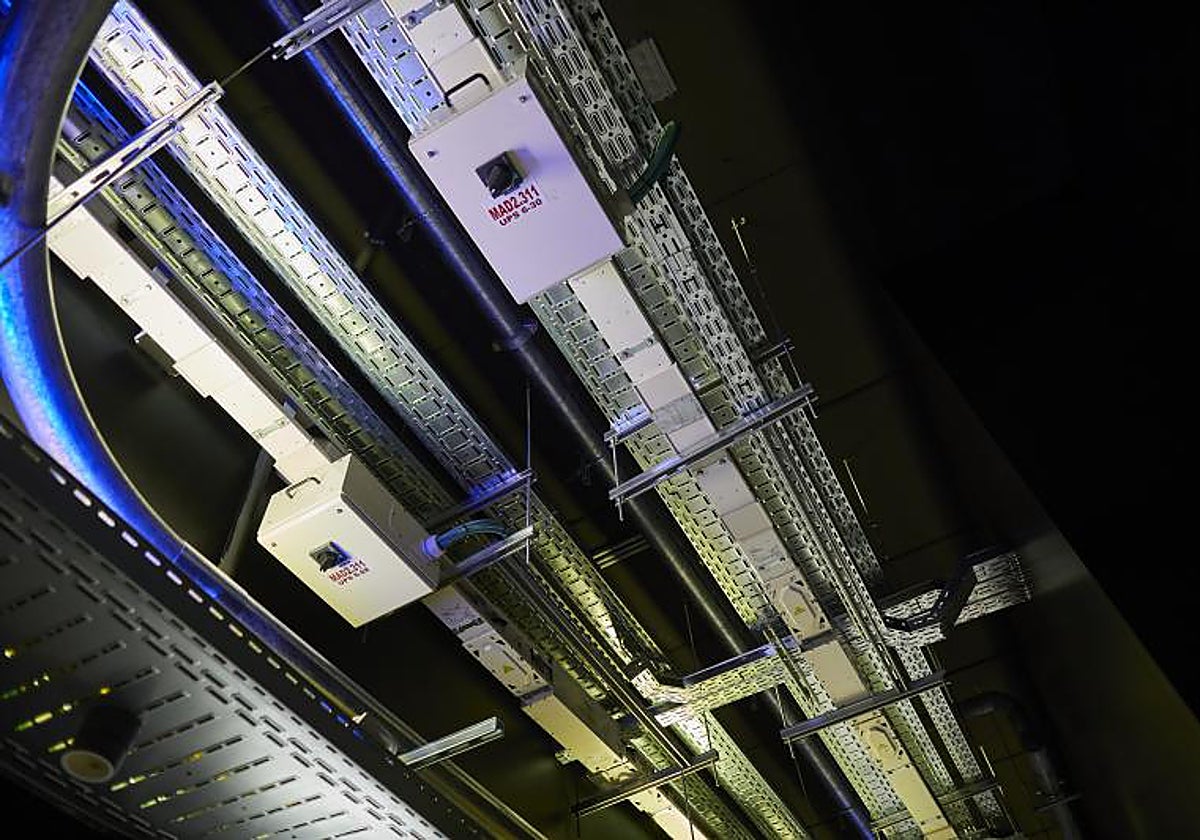 Cuadro de servidores de una empresa