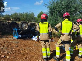 Un hombre muere tras volcar el tractor que conducía en Castellón