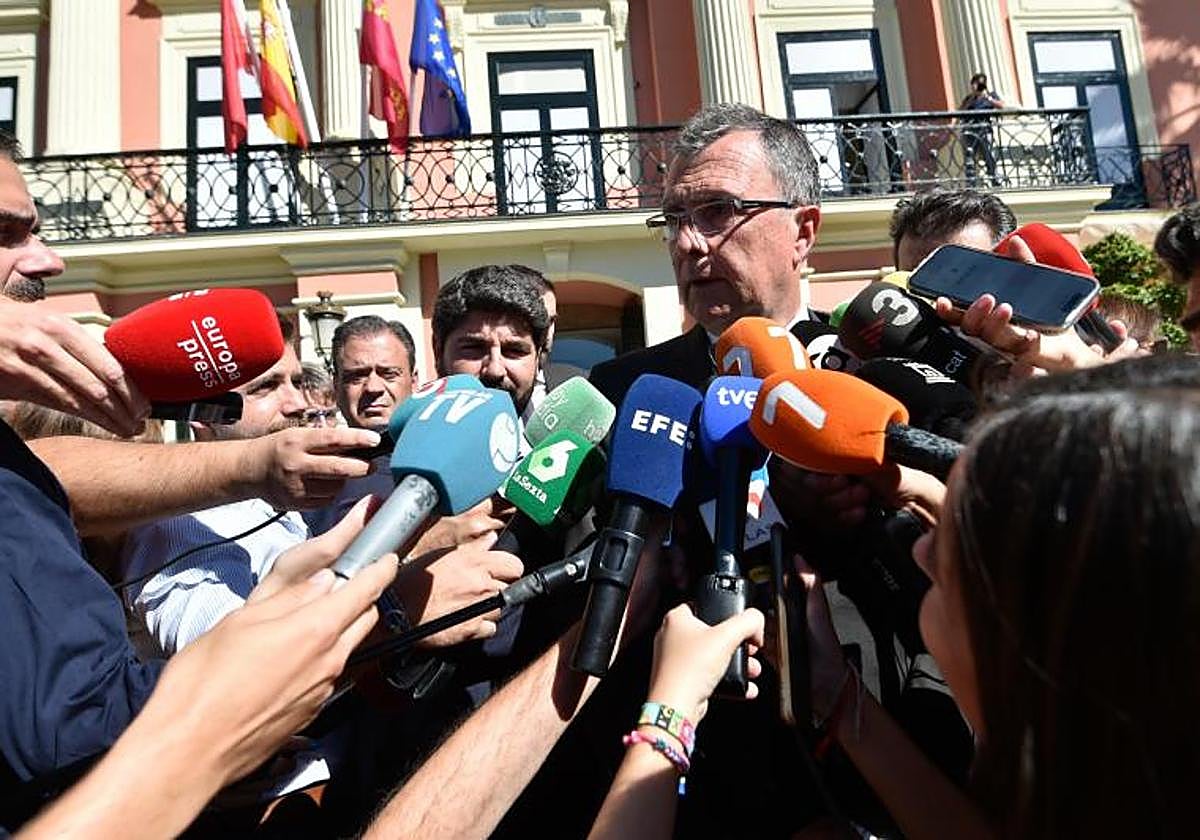 El alcalde de Murcia, José Ballesta