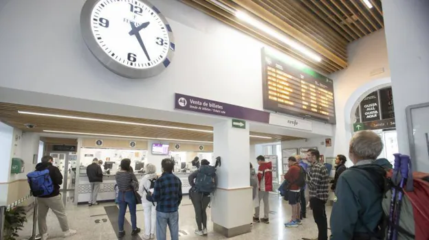 La estación de tren de Santiago de Compostela, en una imagen de la semana pasada