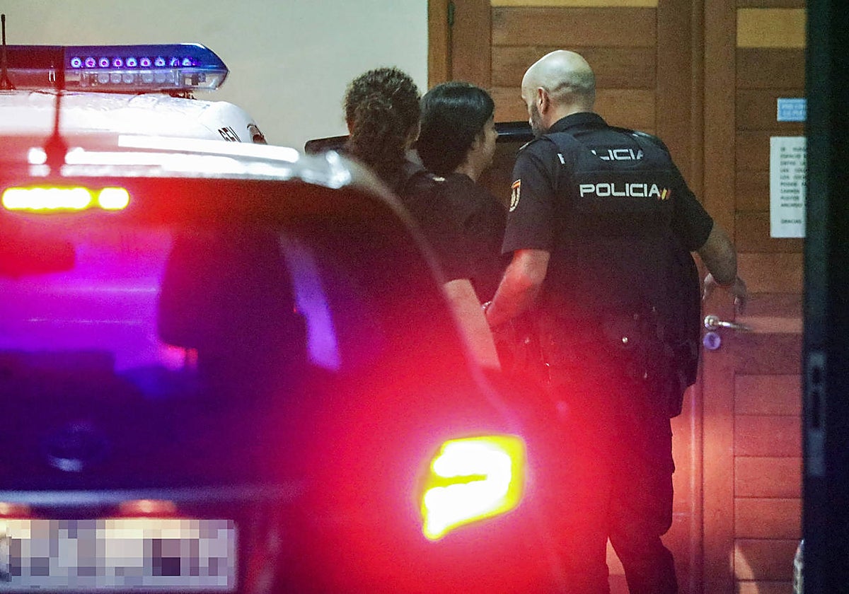 Llegada de los acusados a los juzgados de la capital gallega