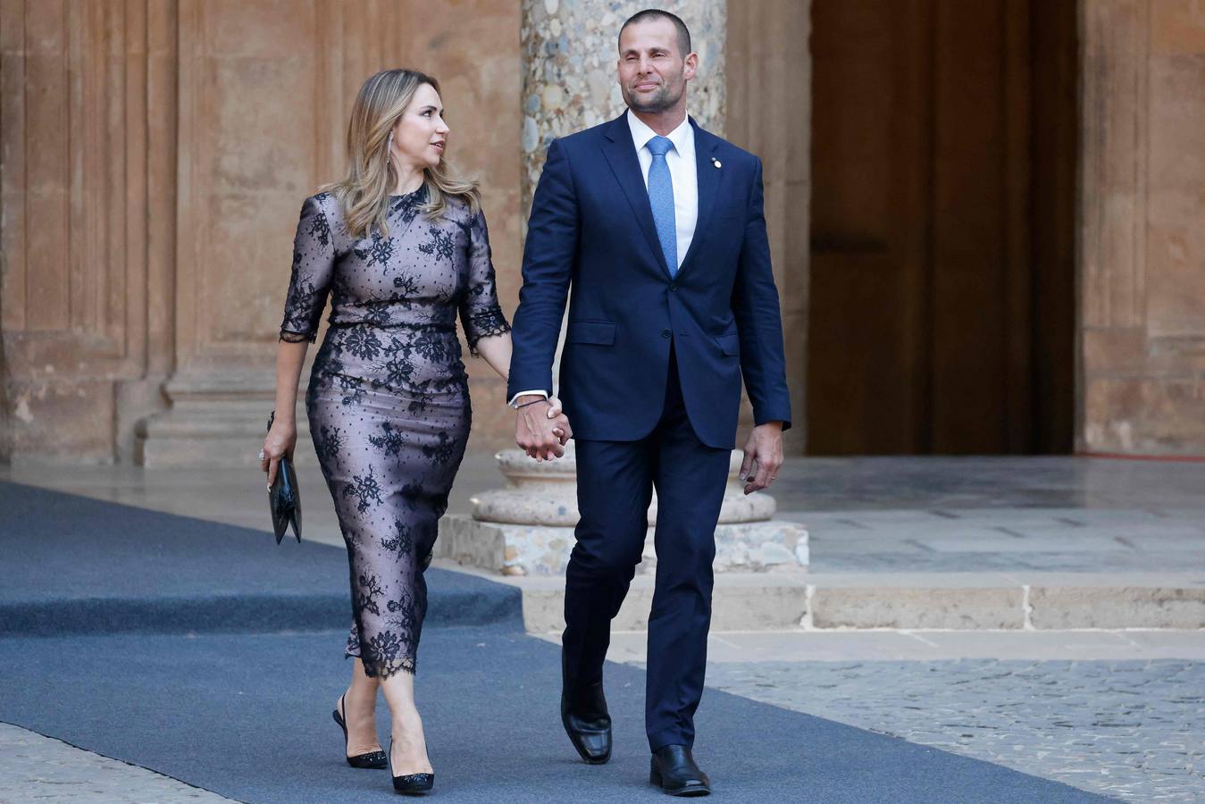 El presidente de Malta, Robert Abela, y su mujer, Lydia Abelaa
