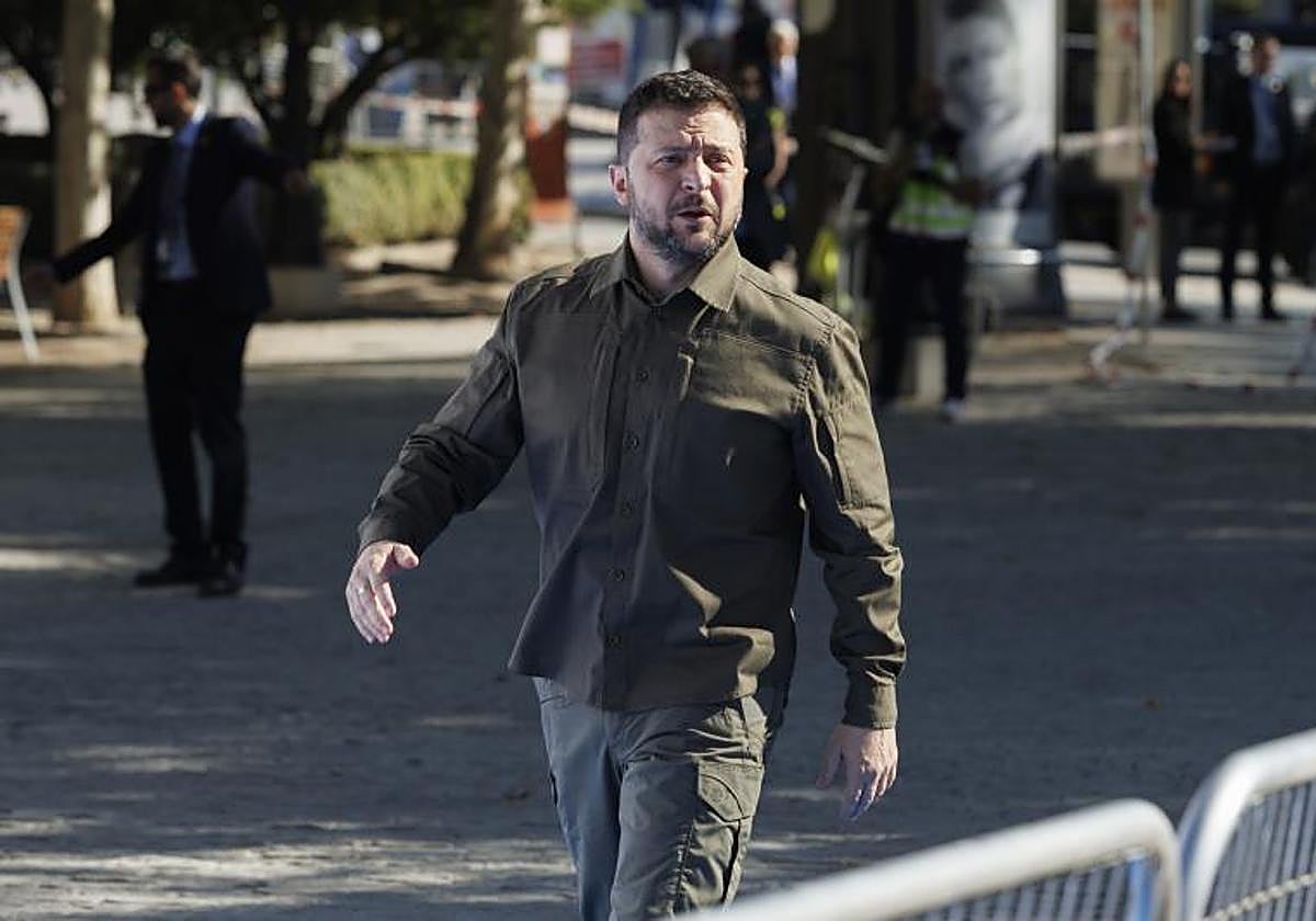 El presidente de Ucrania, Volodimir Zelenski