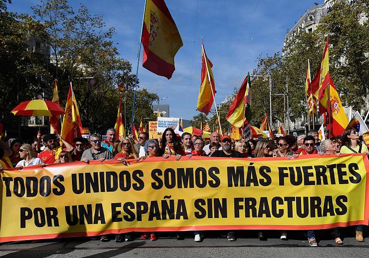Cabecera de una de las manifesaciones
