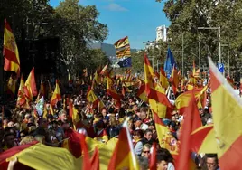 Dónde ver en televisión y online la manifestación de Sociedad Civil Catalana en Barcelona hoy