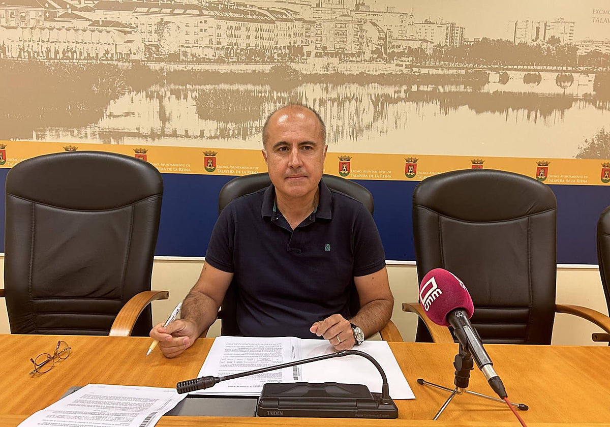 Jesús García Barroso durante la rueda de prensa