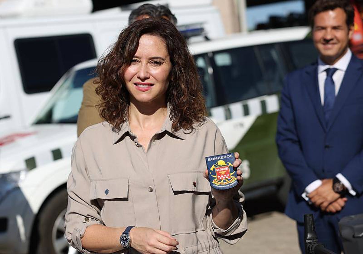 La presidenta regional, Isabel Díaz Ayuso