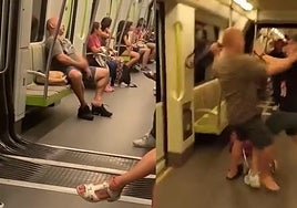 Un hombre se masturba en el Metro de Valencia delante del resto de viajeros y la emprende a golpes al ver que le grababan