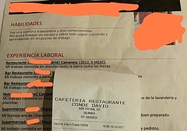 «Un simpa surrealista»: una mujer deja el currículum en un bar, se toma tres cervezas y se marcha sin pagar