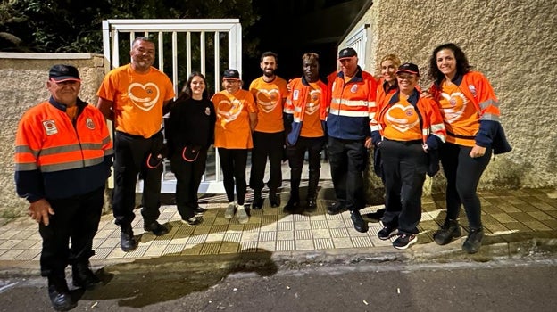 Grupo 'Corazón naranja' de Protección Civil