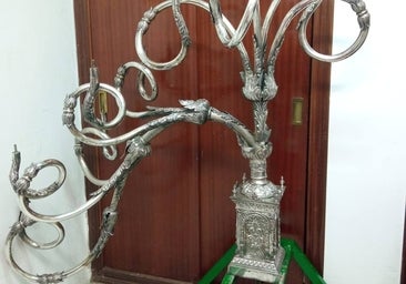 La Estrella de Córdoba compra unos candelabros de cola para el paso de palio