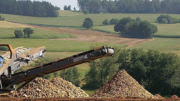 Proceso de extracción desarrollado por la empresa en otro de los proyectos que tiene en marcha