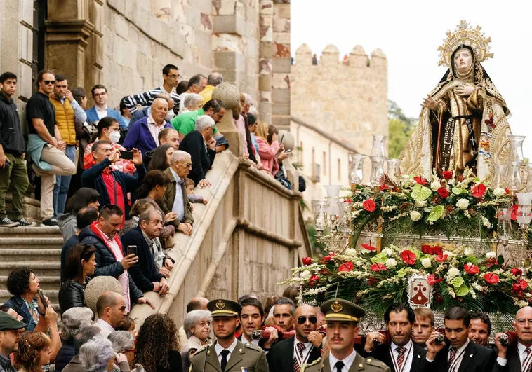 Procesión por las calles de Ávila este domingo