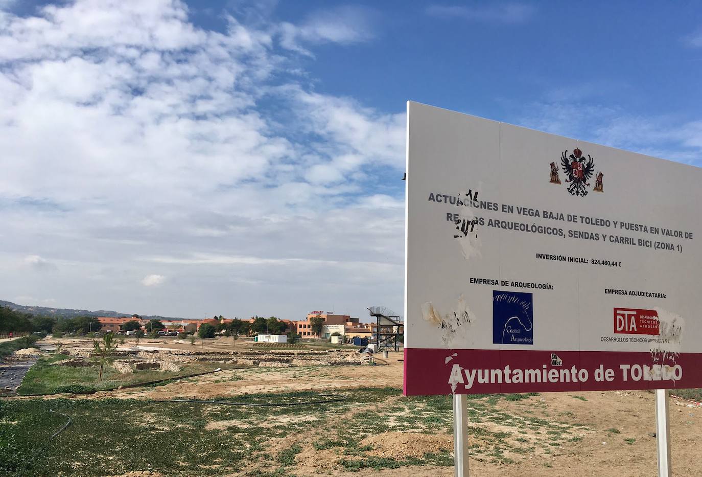 Las imágenes de las obras en Vega Baja