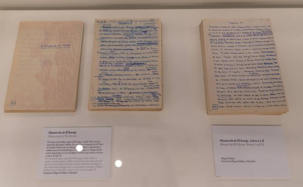 Manuscritos de 'El Hereje' que se podrán ver en la exposición