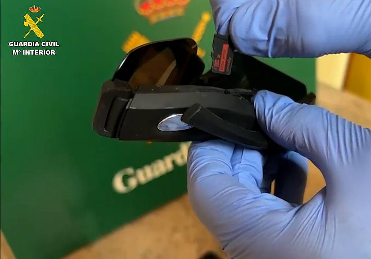 Material incautado al detenido