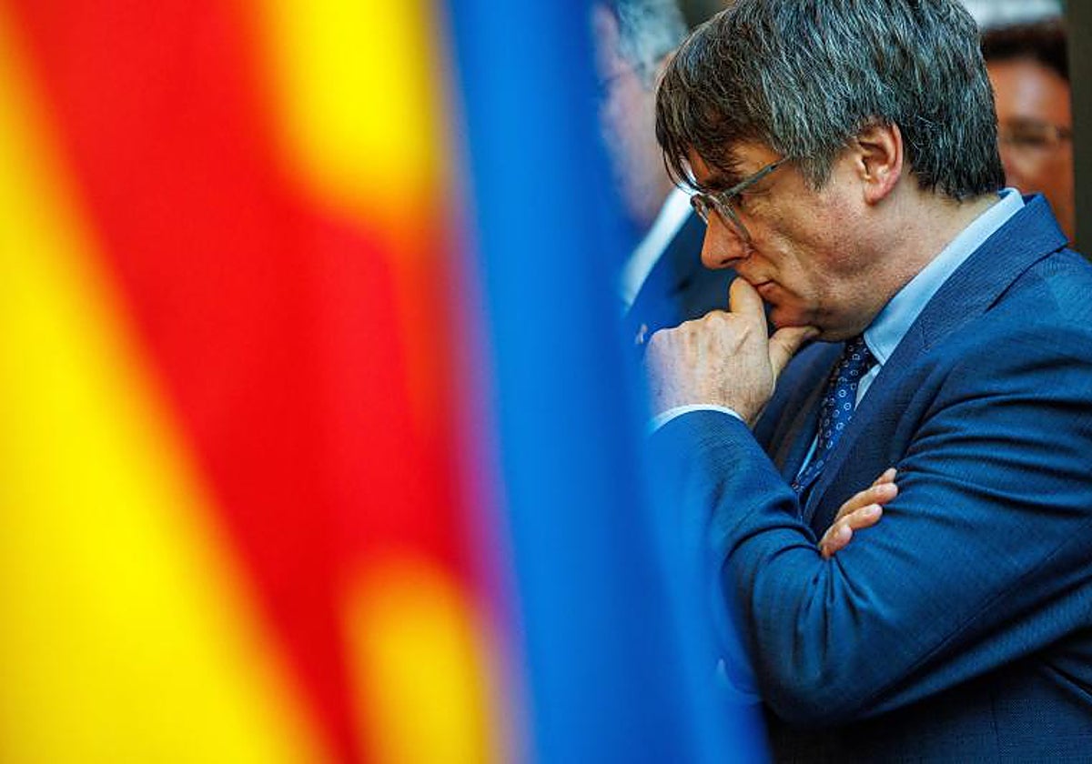 Puigdemont, en un acto en Bruselas