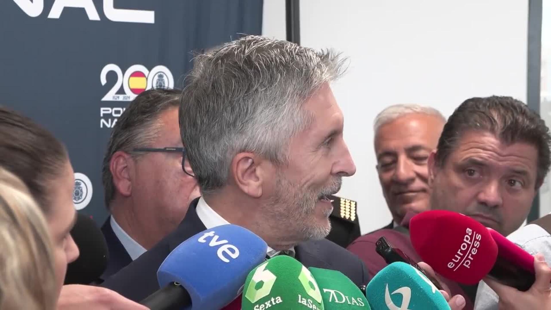 Grande-Marlaska afirma que el &quot;riesgo cero&quot; no existe cuando se trata de lucha antiterrorista