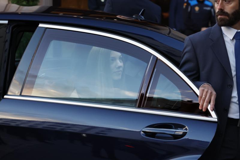 La infanta Sofía (c) a su llegada al Concierto Premios Princesa de Asturias