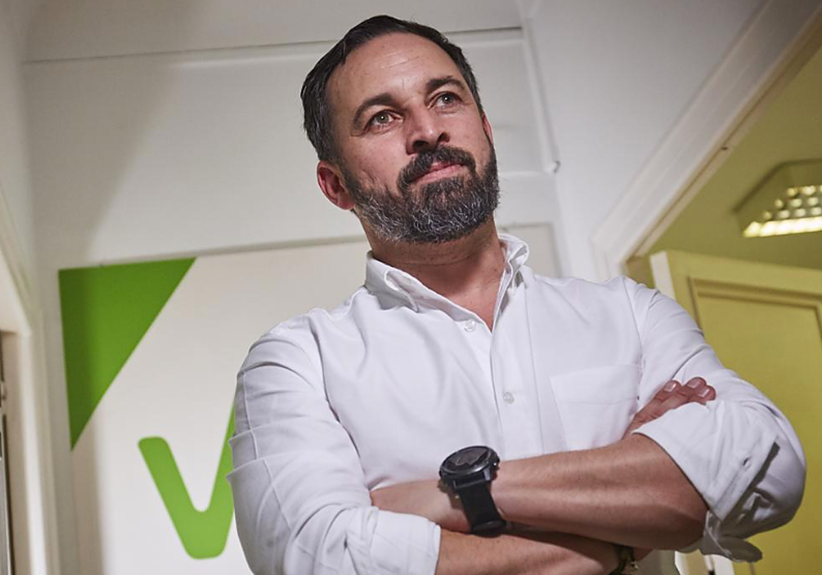 El líder de Vox, Santiago Abascal