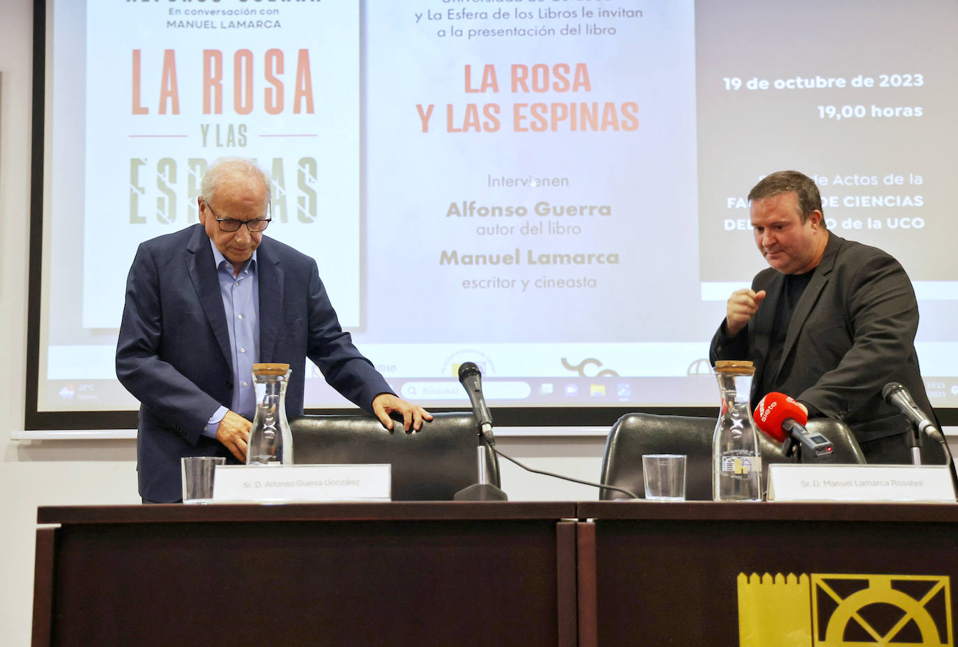 Fotos: Alfonso Guerra presenta su libro &#039;La rosa y las espinas&#039; en Córdoba