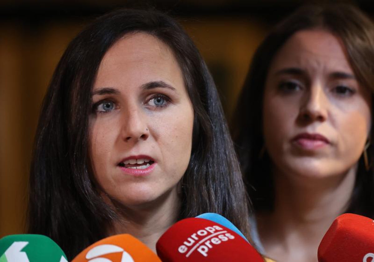 La ministra de Igualdad, Irene Montero; y la ministra de Derechos Sociales y Agenda 2030, lone Belarra, inauguran la Reunión de Alto Nivel sobre la Transición de Sistemas de Cuidados