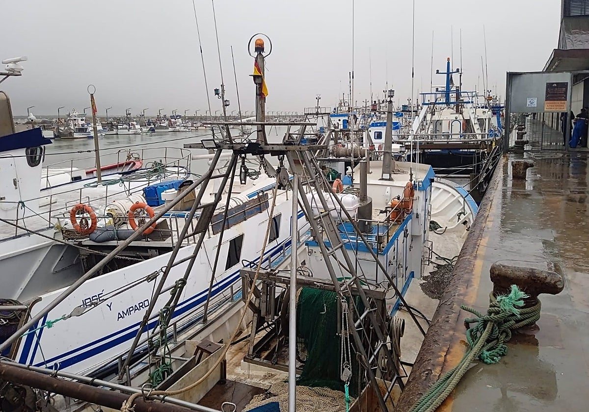 Embarcaciones amarradas en el puerto de Sanlúcar, en una imagen de archivo