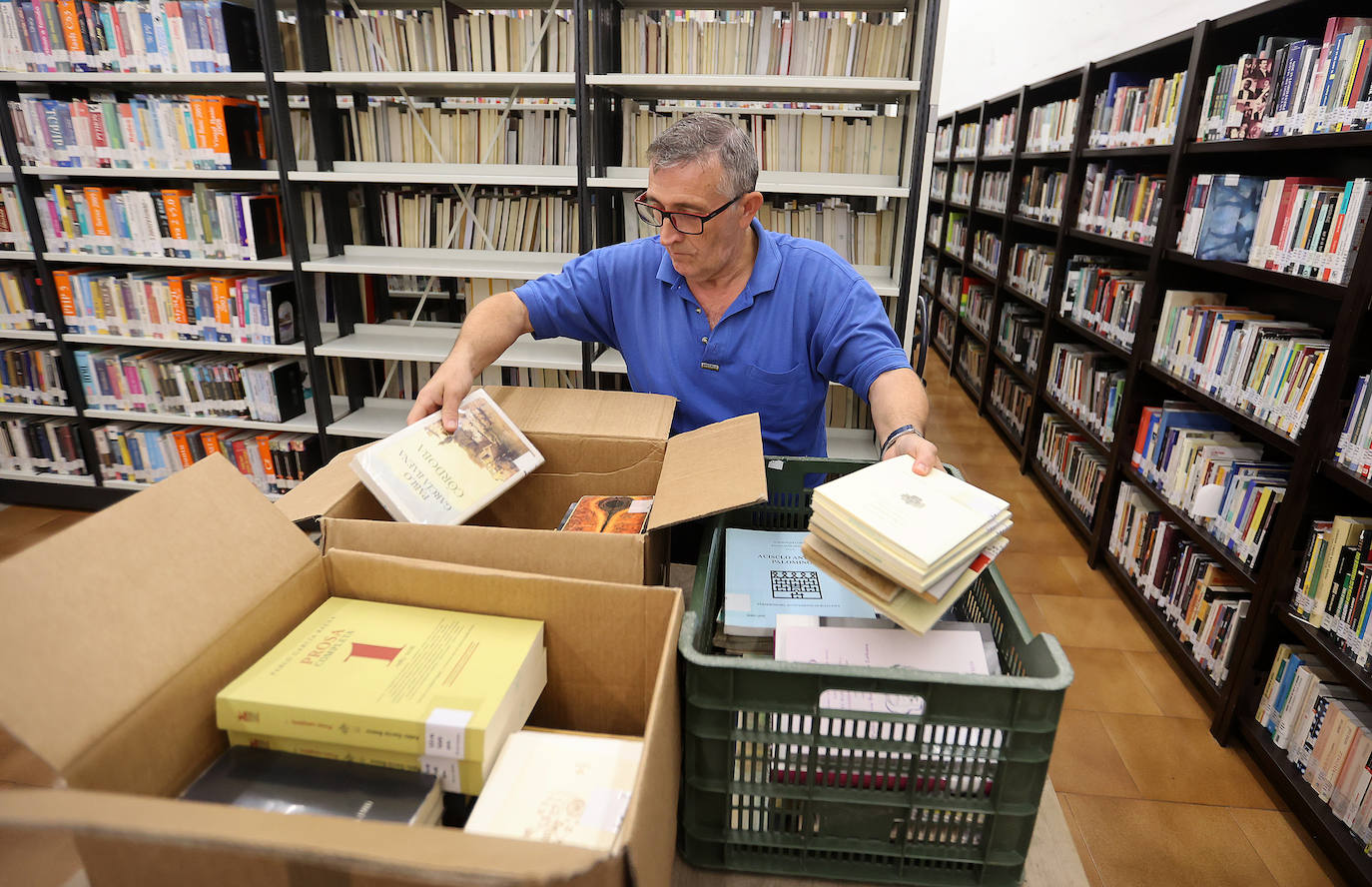 Fotos: La Biblioteca de Córdoba se prepara para el traslado al nuevo edificio