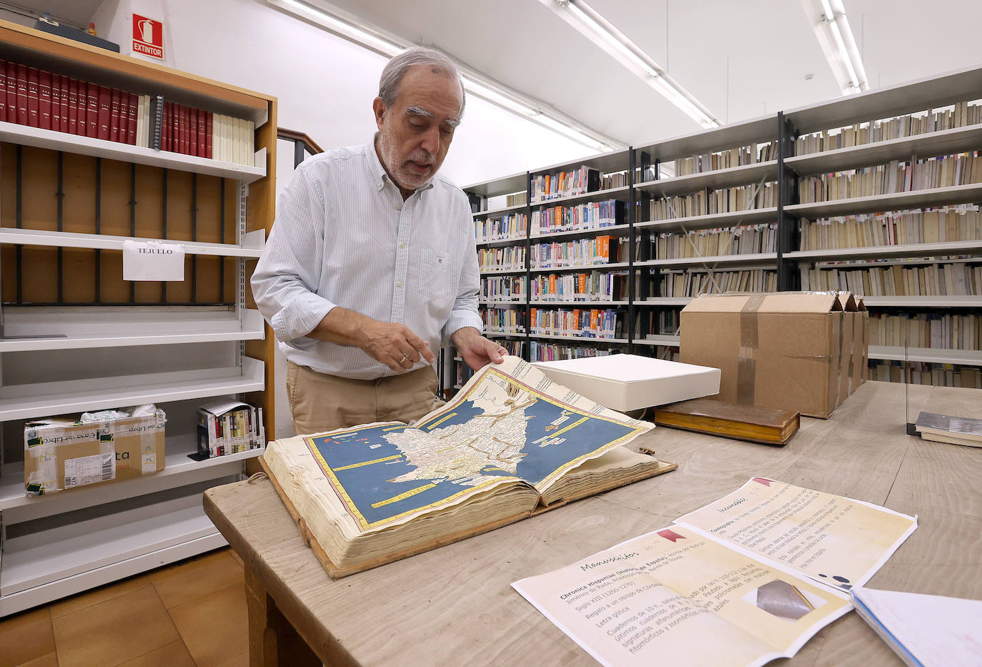 Fotos: La Biblioteca de Córdoba se prepara para el traslado al nuevo edificio