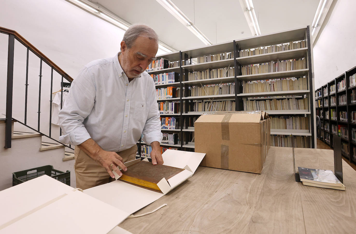 Fotos: La Biblioteca de Córdoba se prepara para el traslado al nuevo edificio
