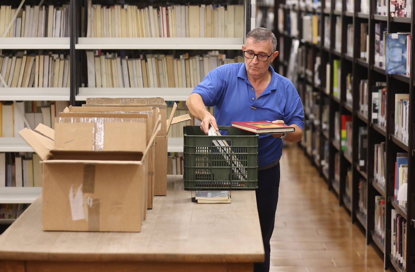Fotos: La Biblioteca de Córdoba se prepara para el traslado al nuevo edificio