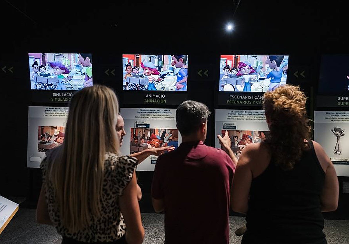 Imagen del recorrido por la exposición 'La Ciencia de Pixar' en el Museo de las Ciencias de Valencia