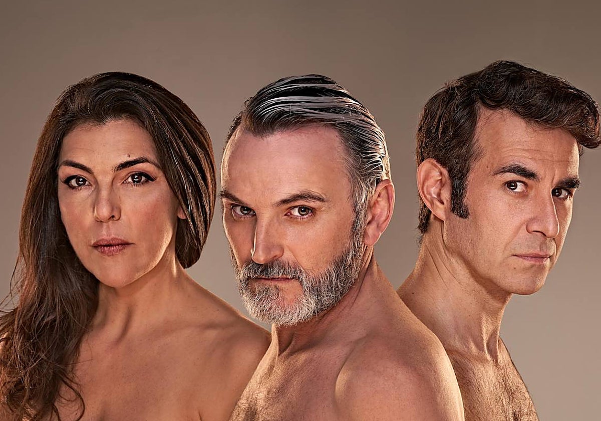 Mabel del Pozo, Fernando Tejero y Dani Muriel, en el cartel de 'Camino al zoo'