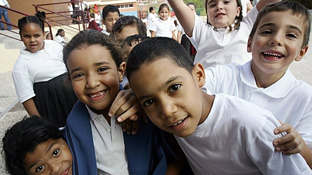 Alumnos de un colegio público de Alcorcón