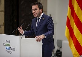 Aragonès asiste este sábado al acto de entrega de los Premios Octubre en Valencia